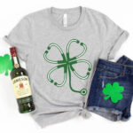 Stethoscope Clover T-Shirt - Image 7